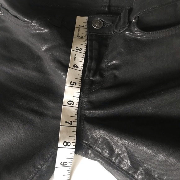 ALLSAINTS Petrel Brodie Coated Black Skinny Jeans - Picture 7 of 9
